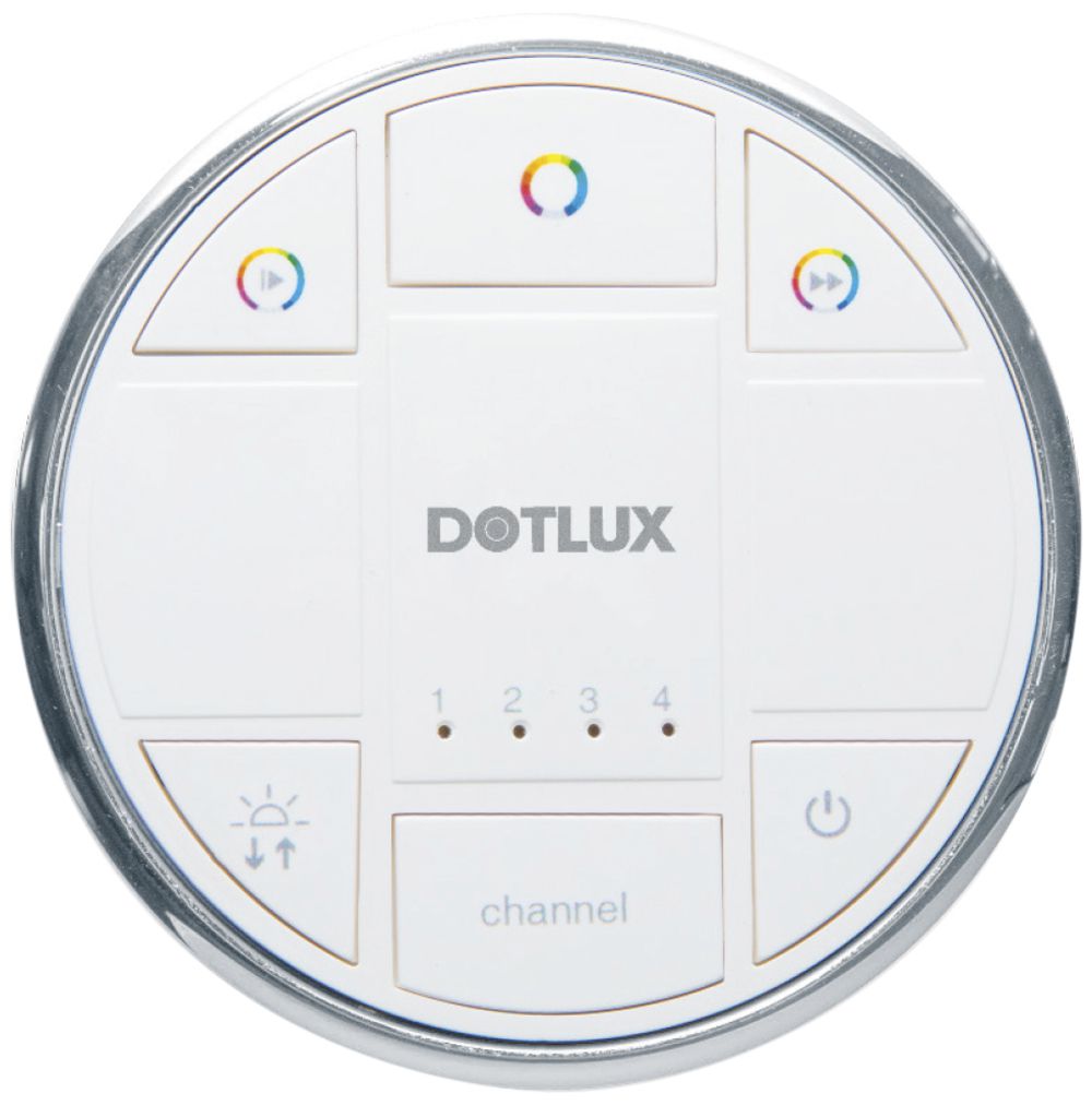 Télécommande RF DOTLUX COMMANDER multi 4 canaux RGBW/blanc dynam.433.920MHz ISM