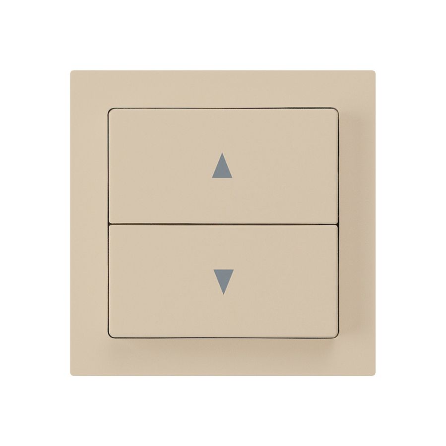 Pulsante per tapparelle kallysto beige con 2 tasti di comando