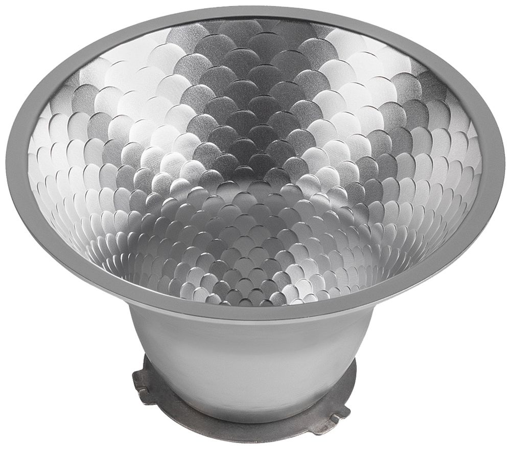 Riflettore SLV DASAR L/XL alluminio diretto simmetrico 60° Ø85mm argento