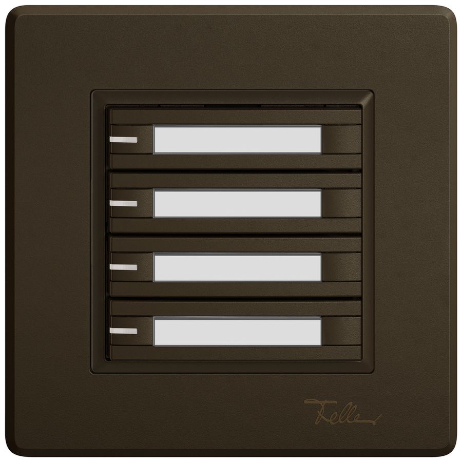 UP-Universaltaster EDIZIO.liv UNI SNAPFIX® m.LED RGB 4× 2-Tbed.Pap.br