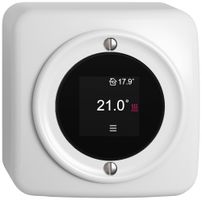 AP-Raumthermostat STANDARDdue SNAPFIX® 230VAC 4…30°C 76×76mm weiss