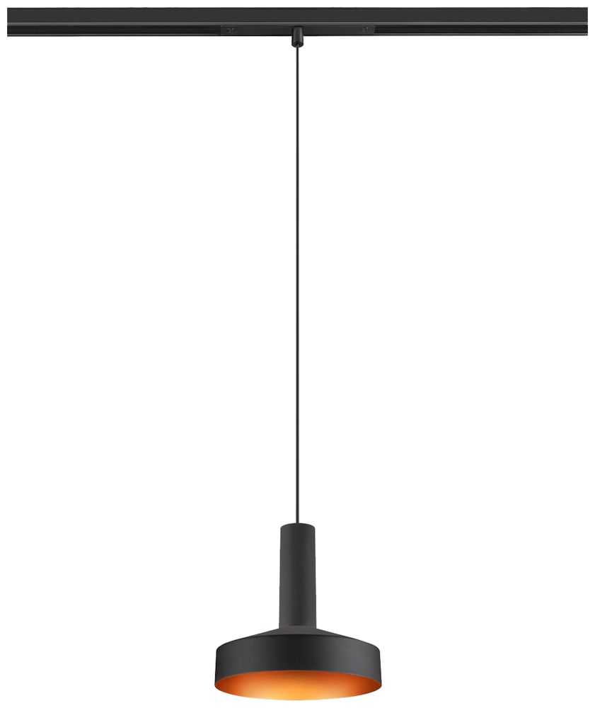 LED-Pendelleuchte SLV LALU TETRA 10W 700lm 2700…3000K DALI Ø140×150mm schwarz