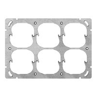 UP-Befestigungsplatte FH 2×3 6×52mm