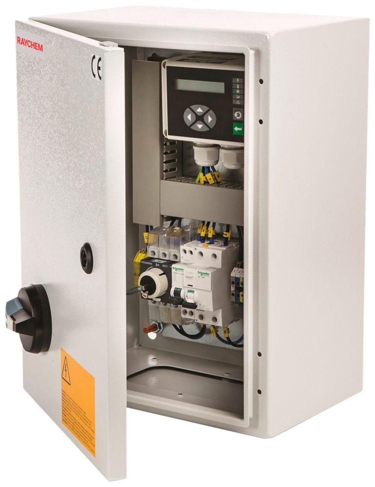 Armoire électrique nVent pour système température eau chaude (3×C 16A/30mA)