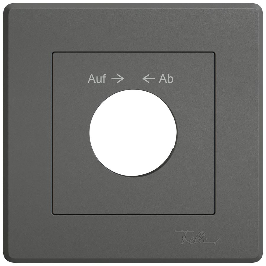 UP-Montageset EDIZIO.liv SNAPFIX® f.Schwenktaster m.Schloss Auf → ← Ab dgu