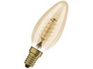 Lampada LED LEDVANCE Vintage E14 3.4W 250lm 2200K REG Ø35×97mm B10.5 chiaro oro
