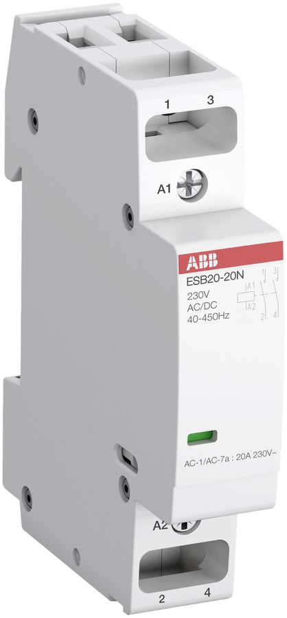 REG-Schütz ABB ESB20, 2Ö 20A AC-1, 48VAC/DC