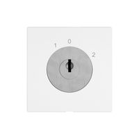 Interrupteur à clé EDIZIO.liv a.KABA 1007F/5000 a.1×retrait 2P 1-0-2 p=67mm bc