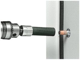 Fraise Rittal SM 2414.500 avec gaine pour goujons de mise à la terre CEM