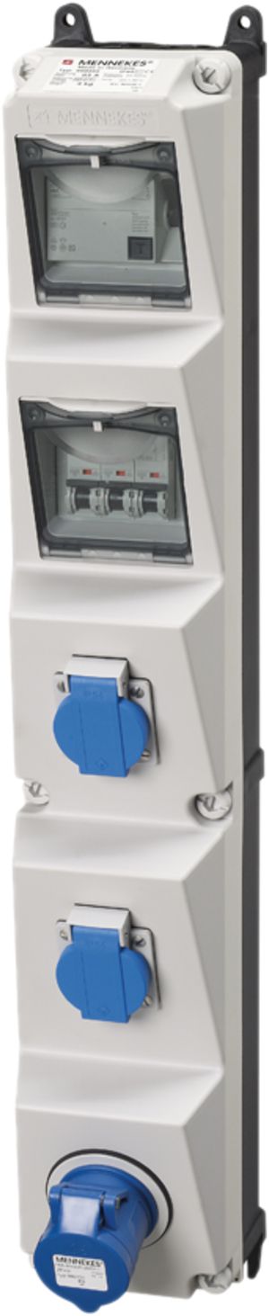 Stromverteiler Amaxx 40A 1×FI 2×LS 2×T23 1×CEE16/5L