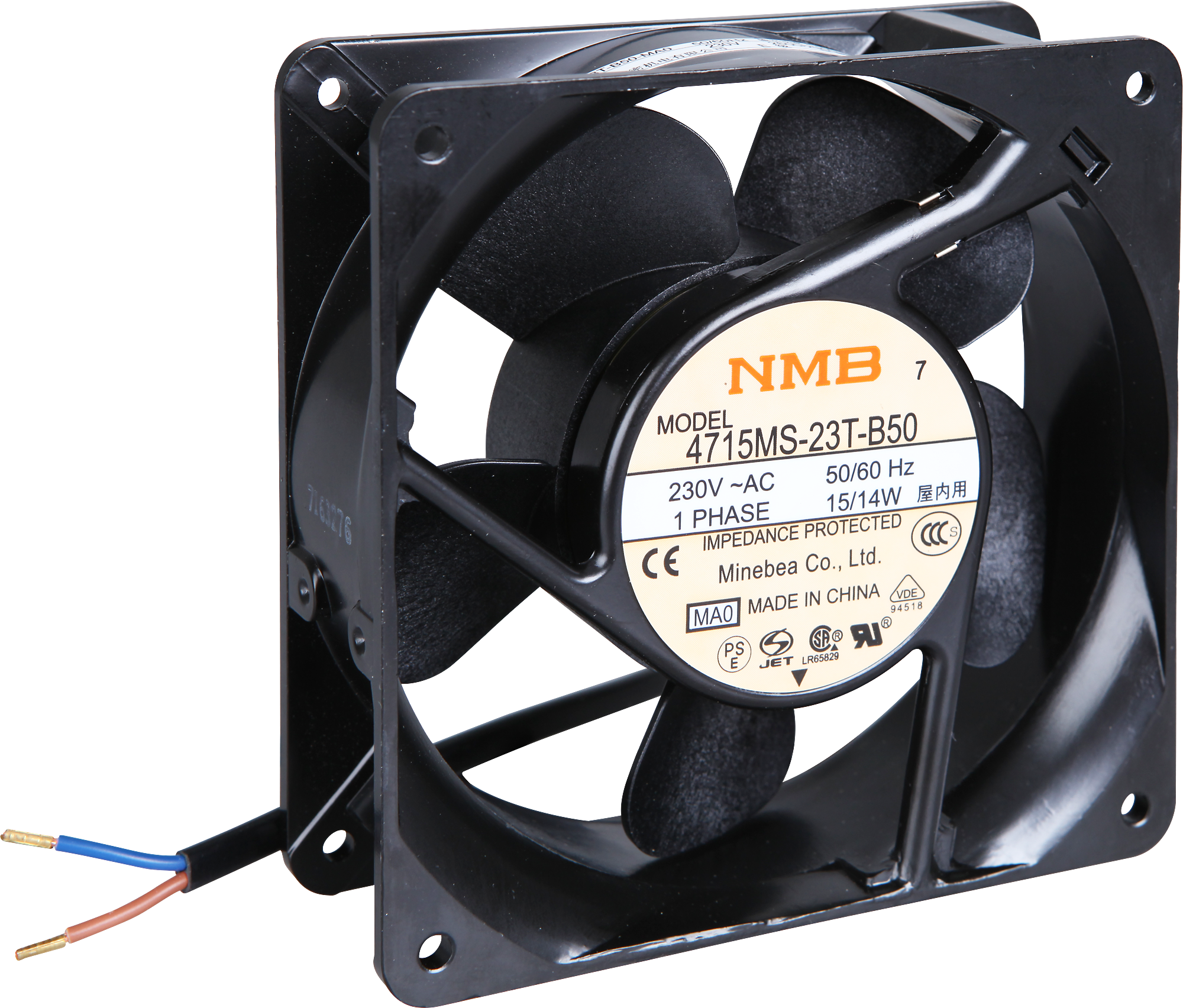 Lüfter Rittal DK 7980.000, 230VAC, 15W, 160m³/h, 37dB, 119×119×38mm