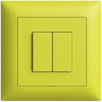 UP-Nebenstelle 2K/2T zu Druckschalter Edue Wiser lemon