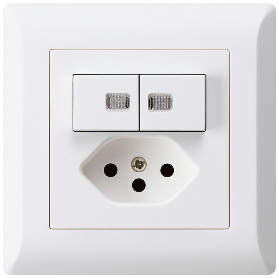 UP-Leuchtkombination 1/3+3/1P+T13 weiss kallysto.line 2 Linsen