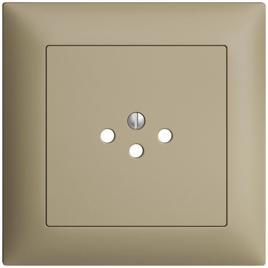 UP-Frontset EDIZIOdue sand 88×88mm 1×T12 mit Shutter