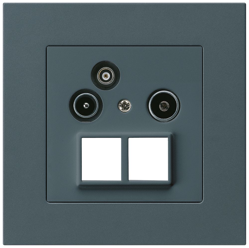 UP-Antennendose R/TV-Daten kallysto.pro HMS 2GHz 14db anthrazit