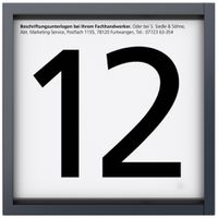 Modulo info LED Siedle Vario indipendente dal sistema materiale sintetico an