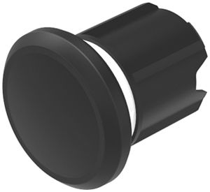 Obturateur p.élément de commande & signalisation EAO45 22.5mm noir