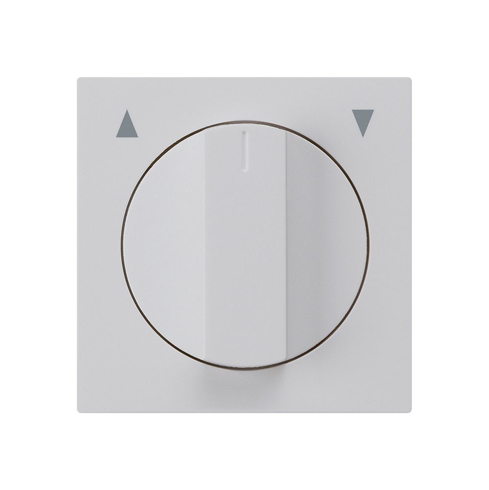 Frontset kallysto 60×60mm hellgrau für Storendrehschalter/-taster