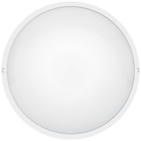Plafoniera/lampada muro LED ASTREO 1400lm 17W HF Ø328mm antivandalo bianco