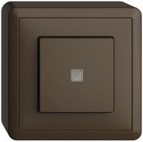 Poussoir AP EDIZIOdue LED jaune ARK coffee