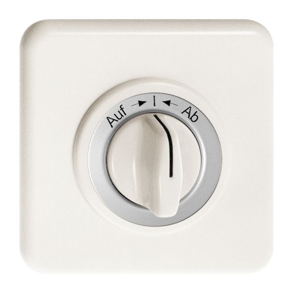 UP-Frontset Auf-I-Ab weiss für Schwenktaster FH