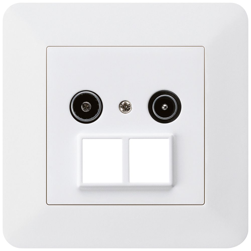 Prise d'antenne ENC R/TV HMS kallysto.trend 14dB blanc