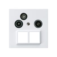 Prise pour antenne R/TV-Données kallysto HMS A 2GHz 14db blanc