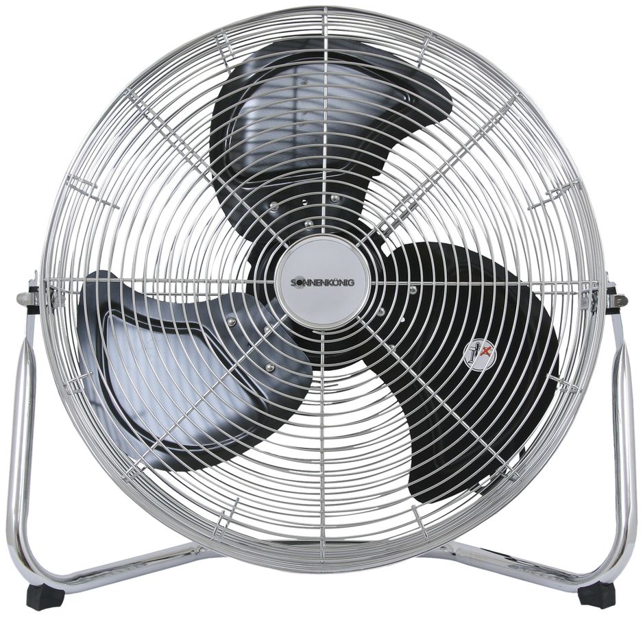 Bodenventilator Armin Schmid Windmaschine 4355m³/h 70W 420×440×170mm Chrom
