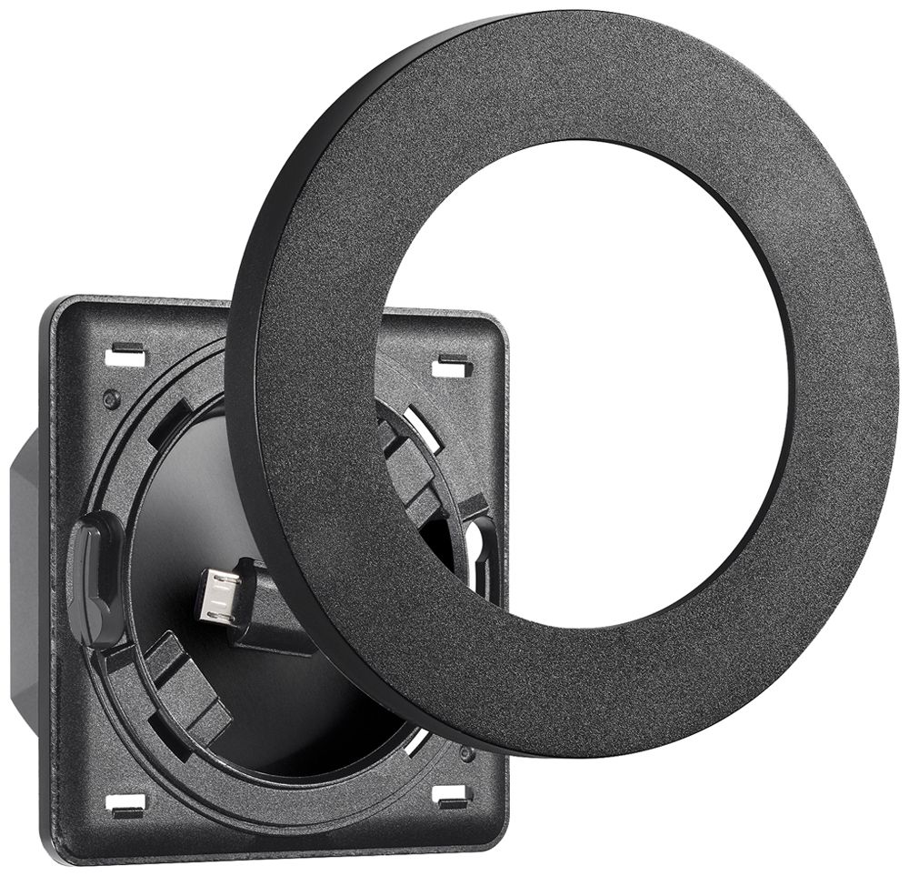 Einbaurahmen Legrand 2-Draht Hohlwand schwarz