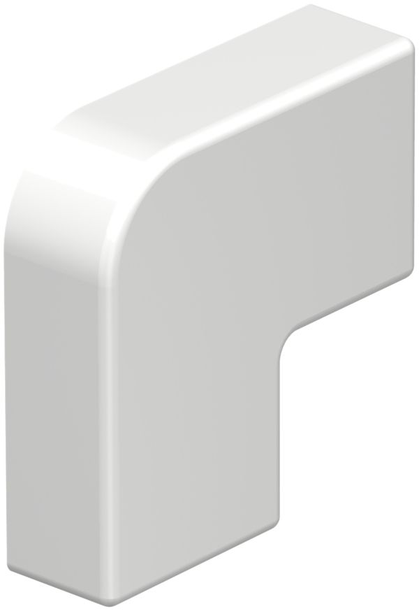 Angle plat Bettermann pour canal d'installation WDK blanc pur 10×20mm