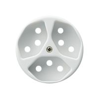 Frontscheibe basico 3×Typ 13 weiss mit Kinderschutz