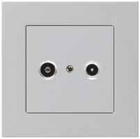 UP-Antennendose kallysto.pro R/TV 23dB 2GHz hellgrau