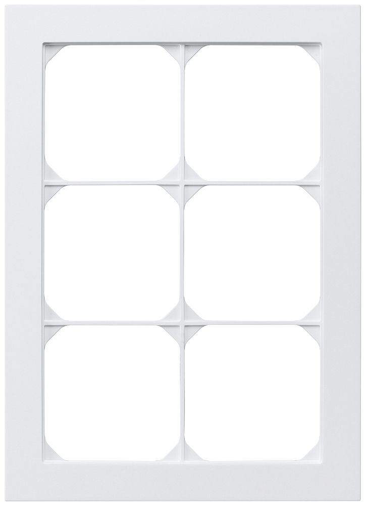 UP-Abdeckrahmen kallysto.pro 3×2 weiss 154×214mm