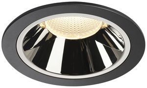 LED-Downlight SLV NUMINOS XL 37.4W 3500lm 3000K 40° DIM Ø160×108mm sz/Cr