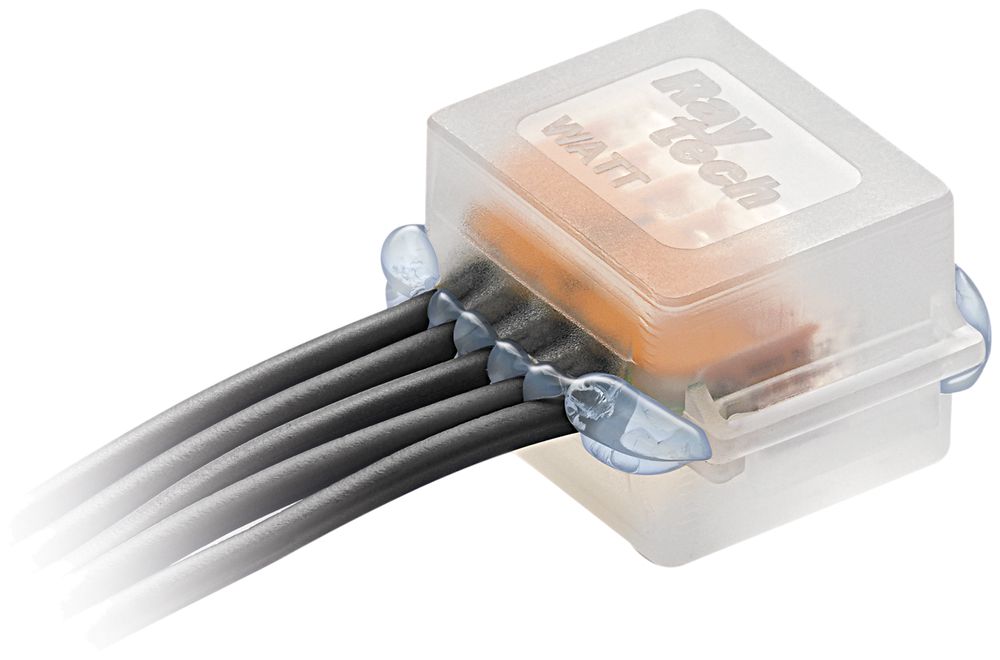 Verbindungsmuffe Raytech WATT Blister 2Stk. transparent