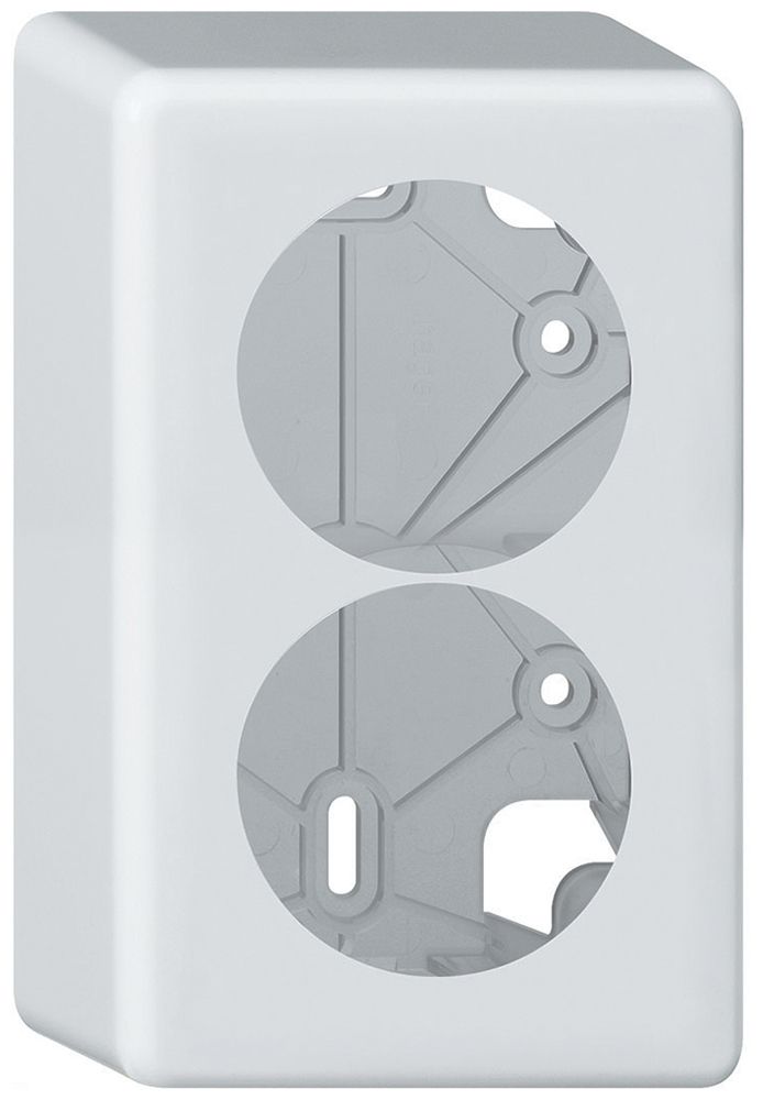 Kit di montaggio AP origin 2×1 orizzontale e verticale 88×148×54mm bianco