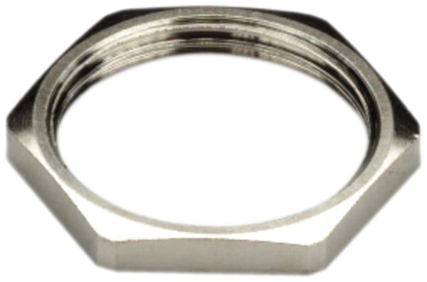 Gegenmutter Weidmüller SKMU M12, 2.8mm Messing, vernickelt