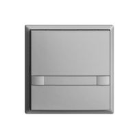 Pulsante KNX RGB EDUE, 250mW, s.LED, c.carta, 1×pulsante, com.2×tasti, si