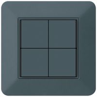 Poussoir KNX ENC KTR 4×touches 4×points actionnables LED anthracite