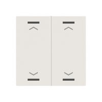 Bascule MDT BE-TAL60W211.A1 1t/4a p.touches tactiles blanc mat "jalousie"