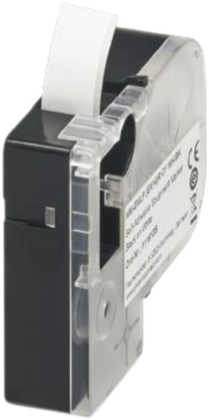 Étiquette PX MM-EMLF (EX14)R C1 WH/BK continue×12mm blanc/noir