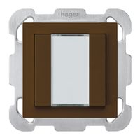 Tasto INC kallysto B KNX 2× s/e-link marrone