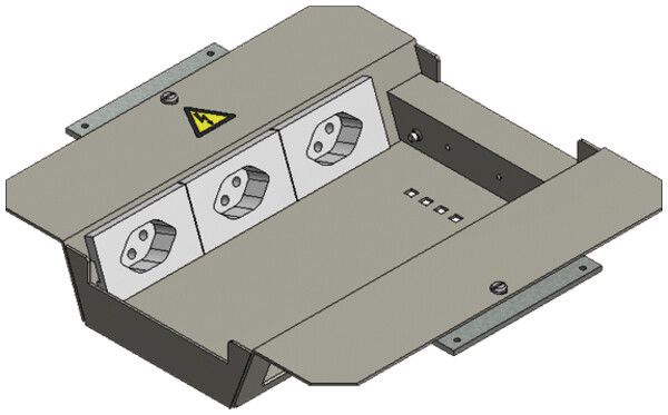 Einbausatz BAK SB 2×3 FLF liegend weiss