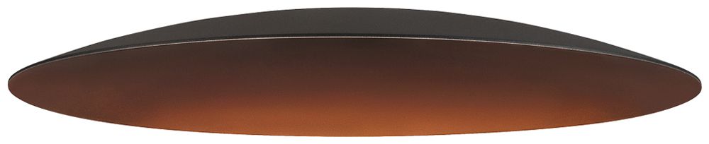 Abat-jour SLV LALU ELYPSE acier Ø330×35mm noir bronze à teinte unie