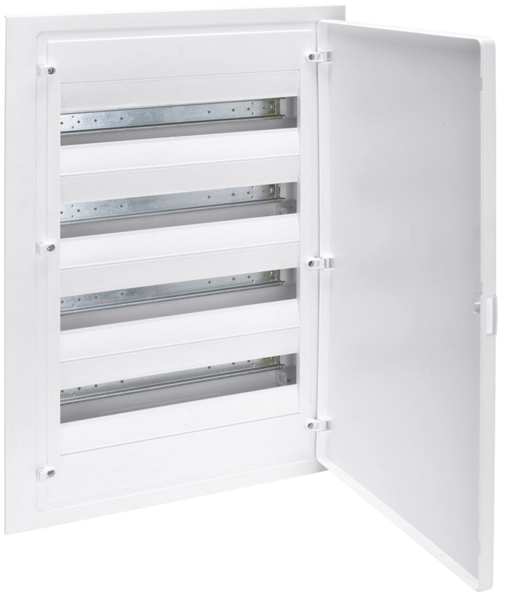 Coffret de distribution ENC Hager golf 4 rangées 18UM porte IP40 460×688×97.5mm