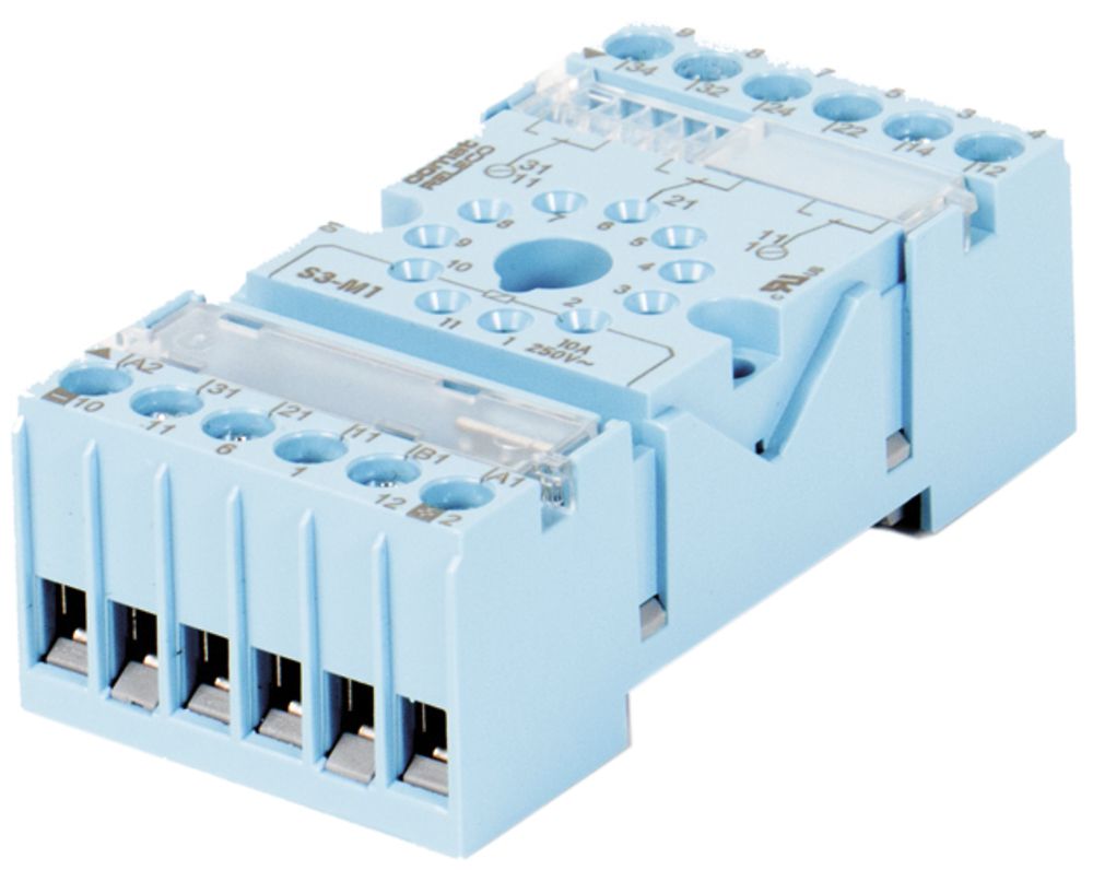 Zoccolo ad innesto ComatReleco S3-M1 11L per relè C3