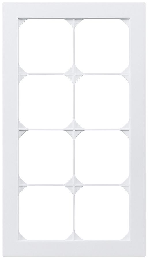 UP-Abdeckrahmen kallysto.pro 4×2 weiss 154×274mm