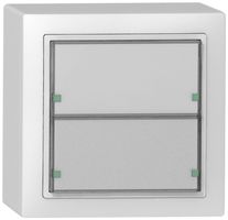 Senseur poussoir AP SIDUS KNX 2/4, blanc