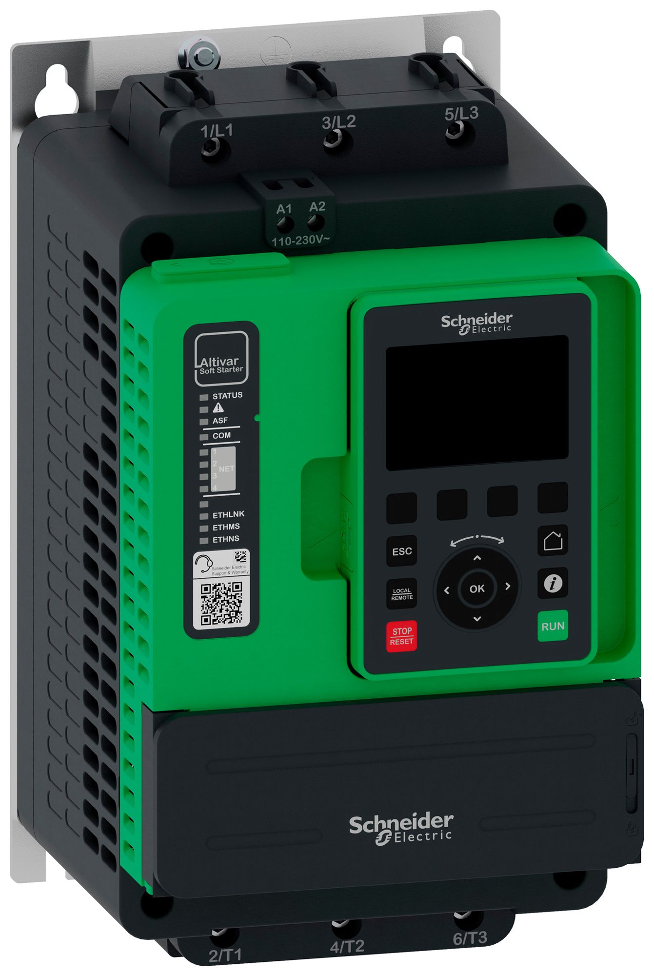 Softstarter Altivar ATS490 22A 208…690V 110…230V 24VAC