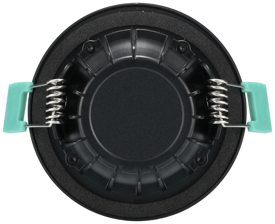 LED-Downlight Sylvania OBICO 5.4W 530lm 927/930/940 IP65 38° DIM Ø81mm schwarz